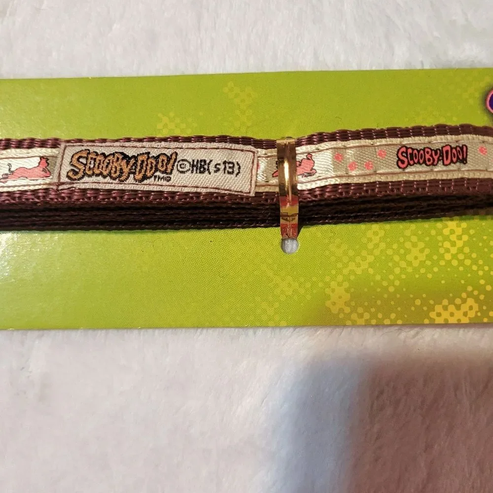 Scooby Doo Leash Name Character Paw Print Pattern Small 47 Inch L x 0.5 Inch New